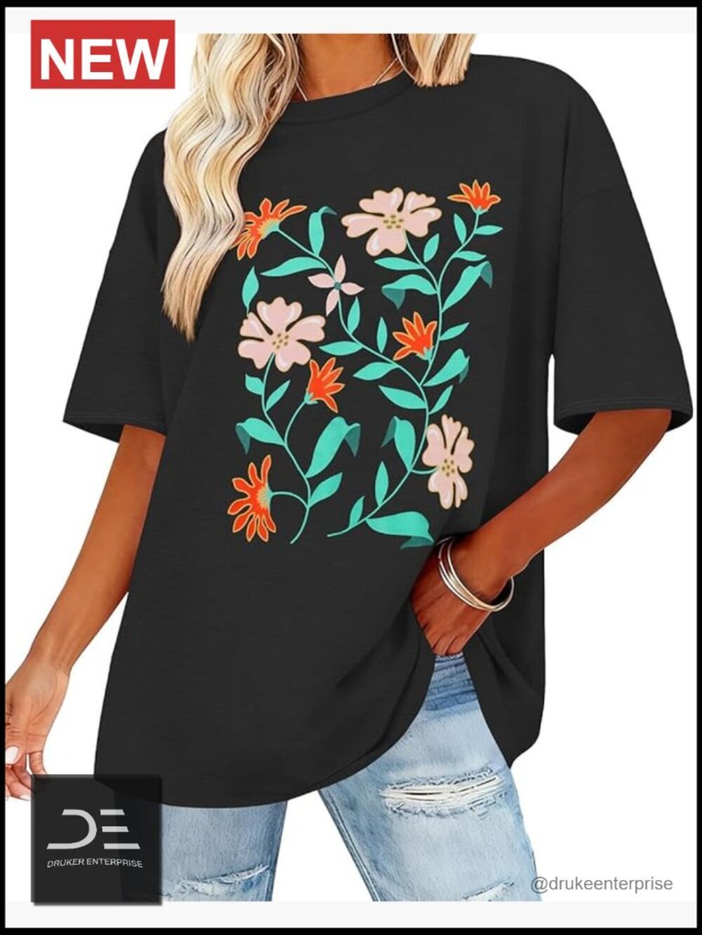 Oversized T Shirts Loose Fit Graphic Tees Summer Casual Short Sleeve Tops